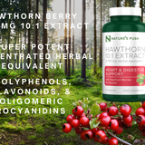Hawthorn Berries 10:1 Extract 6,750mg Herbal Equivalent